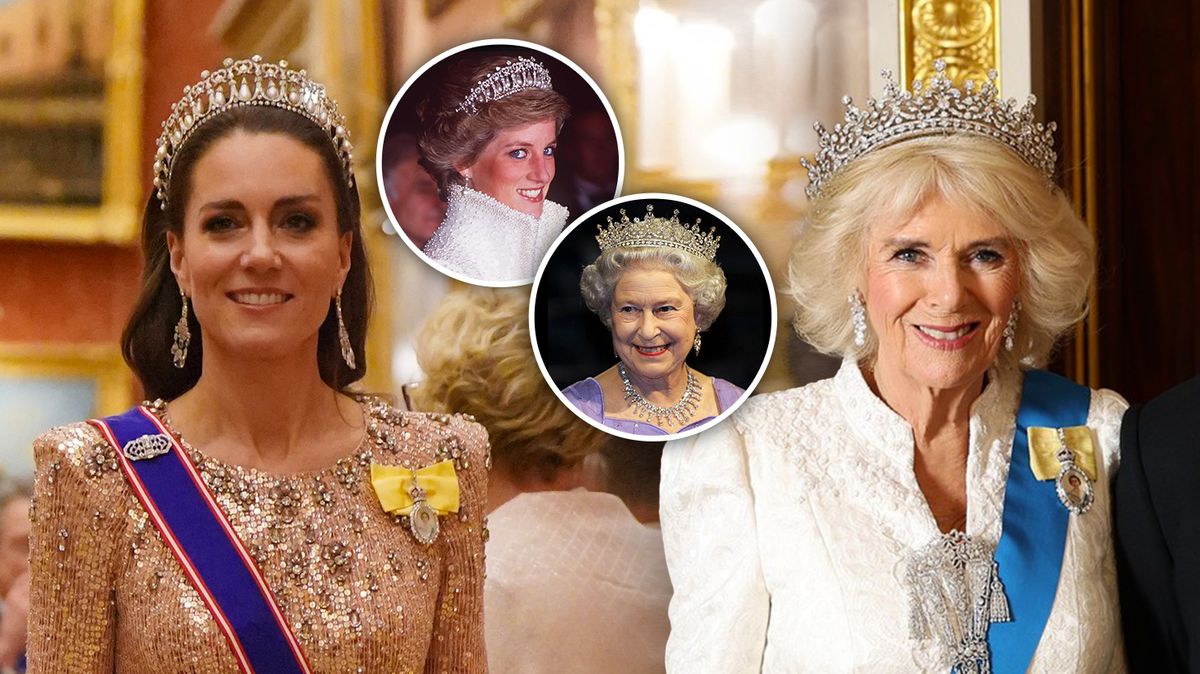Tiára po Dianě, ze které bolí hlava, i nejoblíbenější kousek Alžběty II.: Kate i Camilla dojemně uctily své předchůdkyně